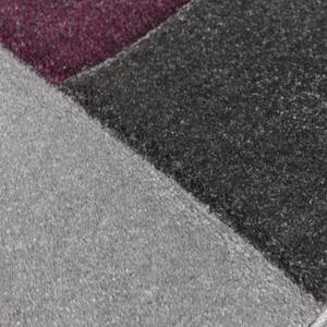 Flair Rugs koberce Kusový koberec Hand Carved Cosmos Purple/Grey ROZMĚR: 120x170