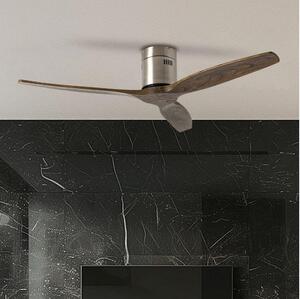 ZEVENTI - Stropní ventilátor SPELLO Wi-Fi Tuya chrom/dub + DO