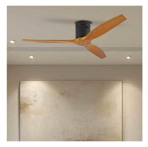 ZEVENTI - Stropní ventilátor SPELLO Wi-Fi Tuya černá/dub + DO