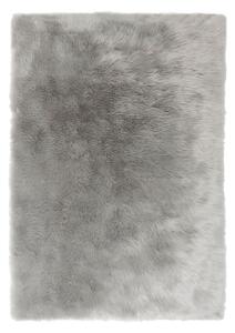 Flair Rugs, Kusový koberec Faux Fur Sheepskin | šedá Typ: 80x150 cm
