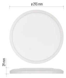 LED Stropní svítidlo FLORI LED/18W/230V 4000K bílá pr. 29 cm