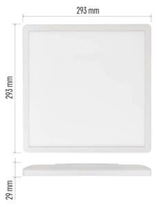 LED Stropní svítidlo FLORI LED/18W/230V 4000K bílá 29x29 cm
