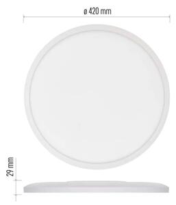 LED Stropní svítidlo FLORI LED/22W/230V 4000K bílá pr. 42 cm