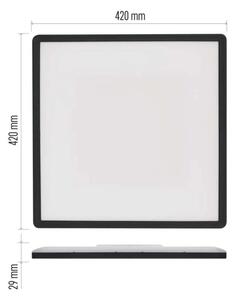 LED Stropní svítidlo FLORI LED/22W/230V 4000K černá 42x42 cm