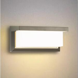 Brilagi-LED Venkovní nástěnné svítidlo se senzorem BRICKY LED/12W/230V šedá IP54