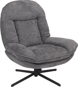 Relaxaní křeslo HWC-P32, TV křeslo se závsem Nosag, alounné křeslo, otoné kovová tkanina/textilní inylka (370 g/m²) edá