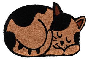 Rohožka z přírodního kokosového vlákna CAT SHAPE 40x60 cm Mybesthome