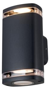 Kanlux 38886 - Venkovní nástěnné svítidlo ZEVI 2xGU10/10W/230V IP54 černá