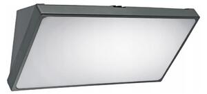 LED Venkovní nástěnné svítidlo se senzorem LED/20W/230V IP65 šedá