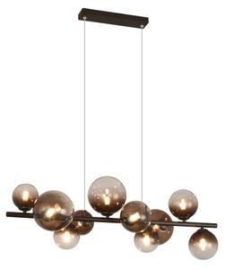 Brilagi - LED Lustr na lanku MILLA 10xG9/3W/230V hnědá/kouřová hnědá