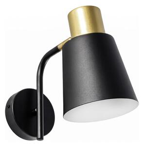 Nástěnná lampa 1xE27/20W/230V černá/zlatá