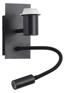 Brilagi - LED Flexibilní nástěnná lampa 1xE27/25W/230V + LED/3W černá