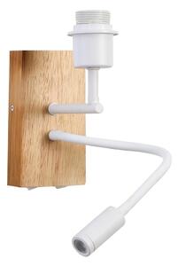 Brilagi - LED Nástěnná lampa NUBILA WOOD 1xE27/25W/230V + LED/3W dub/bílá