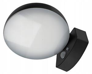 LED Solární nástěnné svítidlo se senzorem LED/3W/3,7V 1800 mAh IP54 černá