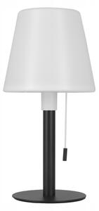 LED Stmívatelná solární lampa LED/2W/5V USB 1200 mAh IP44 bílá/černá