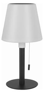 LED Stmívatelná solární lampa LED/2W/5V USB 1200 mAh IP44 bílá/černá