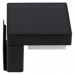 LED Solární nástěnné svítidlo se senzorem LED/5W/3,7V 2000 mAh IP44 černá