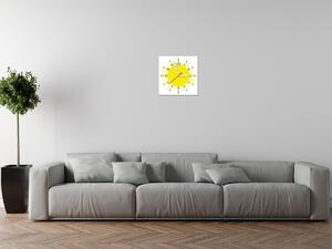 Obraz s hodinami Sluníčko Rozměry: 40 x 40 cm