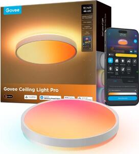 Govee - LED RGBICWW Stm stropní svítidlo LED/55W/230V pr. 46 cm Matter Wi-Fi