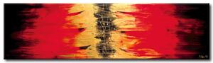 Obraz Žár citů (1-dílný) - barevná abstrakce s efektem přerušení