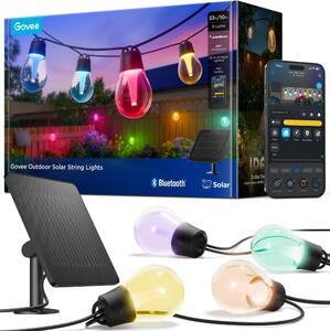 Govee - LED RGBICW Solární řetěz 8xLED/6W/5V Wi-Fi Matter IP67