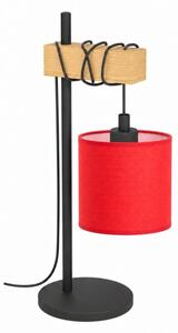 BRILAGI - Stolní lampa NUBILA 1xE27/40W/230V hnědá/černá/červená
