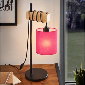 BRILAGI - Stolní lampa NUBILA 1xE27/40W/230V hnědá/černá/růžová