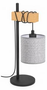 BRILAGI - Stolní lampa NUBILA 1xE27/40W/230V hnědá/černá/šedá