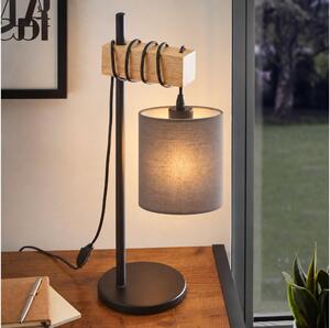 BRILAGI - Stolní lampa NUBILA 1xE27/40W/230V hnědá/černá/antracit