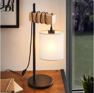 BRILAGI - Stolní lampa NUBILA 1xE27/40W/230V hnědá/černá/bílá