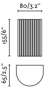 FARO 40543 - Nástěnné svítidlo SOLE 2xGU10/8W/230V černá vroubkovaná kulatý