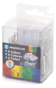 Aigostar - LED Vánoční řetěz 20xLED/3xAA 2,3m multicolor
