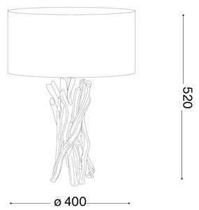 Ideal Lux - Stolní lampa DRIFTWOOD 1xE27/60W/230V guava
