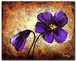 Obraz Fialový květ