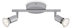BRI 2915-024 Bodové svítidlo 25,5x7 cm 2xGU10 4,8W 520lm titan - BRILONER
