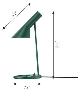 Louis Poulsen AJ Mini stolní lampa, tmavě zelená