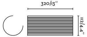 FARO 63436 - Nástěnné svítidlo TRAMA 2xE14/7W/230V bílá