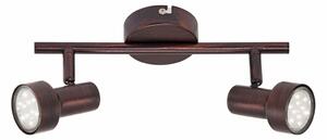 BRI 2843-021 Bodové svítidlo 27,5 cm 2xGU10 6W 500lm antická měď - BRILONER
