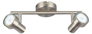 BRI 2843-022 Bodové svítidlo 27,5 cm 2xGU10 500lm 6W matný nikl - BRILONER
