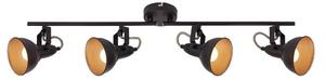 BRILO 2049-045 Bodové svítidlo 79 cm 4x E14 40W černá - BRILO