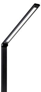 LED Stolní lampa s bezdrátovou nabíječkou LED/10W/230V černá