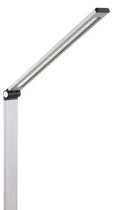 LED Stolní lampa s bezdrátovou nabíječkou LED/10W/230V matný chrom