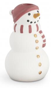 Porcelánový svícen Christmas Snowman Kähler