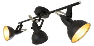 BRILO 2049-035 Bodové svítidlo 55,4 cm 3x E14 40W černá - BRILO