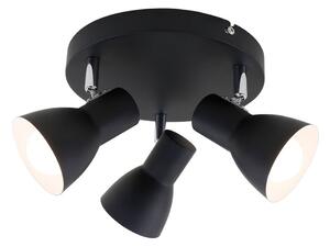 BRI 2860-035 Bodové svítidlo pr. 21 cm 3x E14 25W černá - BRILONER