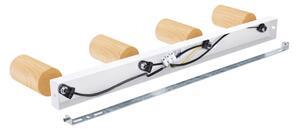 Brilagi - Bodové svítidlo SELE 4xGU10/30W/230V bílá/dekor dubu