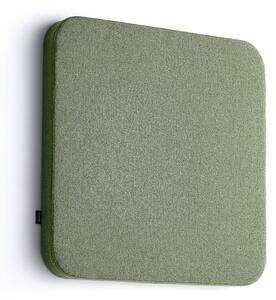 AJ Produkty Akustický panel POLY, zaoblené rohy, 600x600x56 mm, nástěnný, zelená