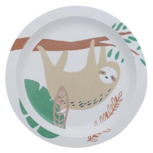 Kulatý talíř pro děti Wildlife 21,5 cm Sebra