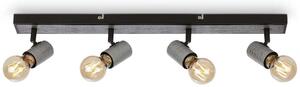 BRI 2222-044 Bodové svítidlo 63 cm 4x E27 max. 60W antická stříbrná - BRILONER