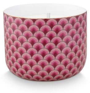 Pip Studio porcelánová dóza se svíčkou Suki růžová